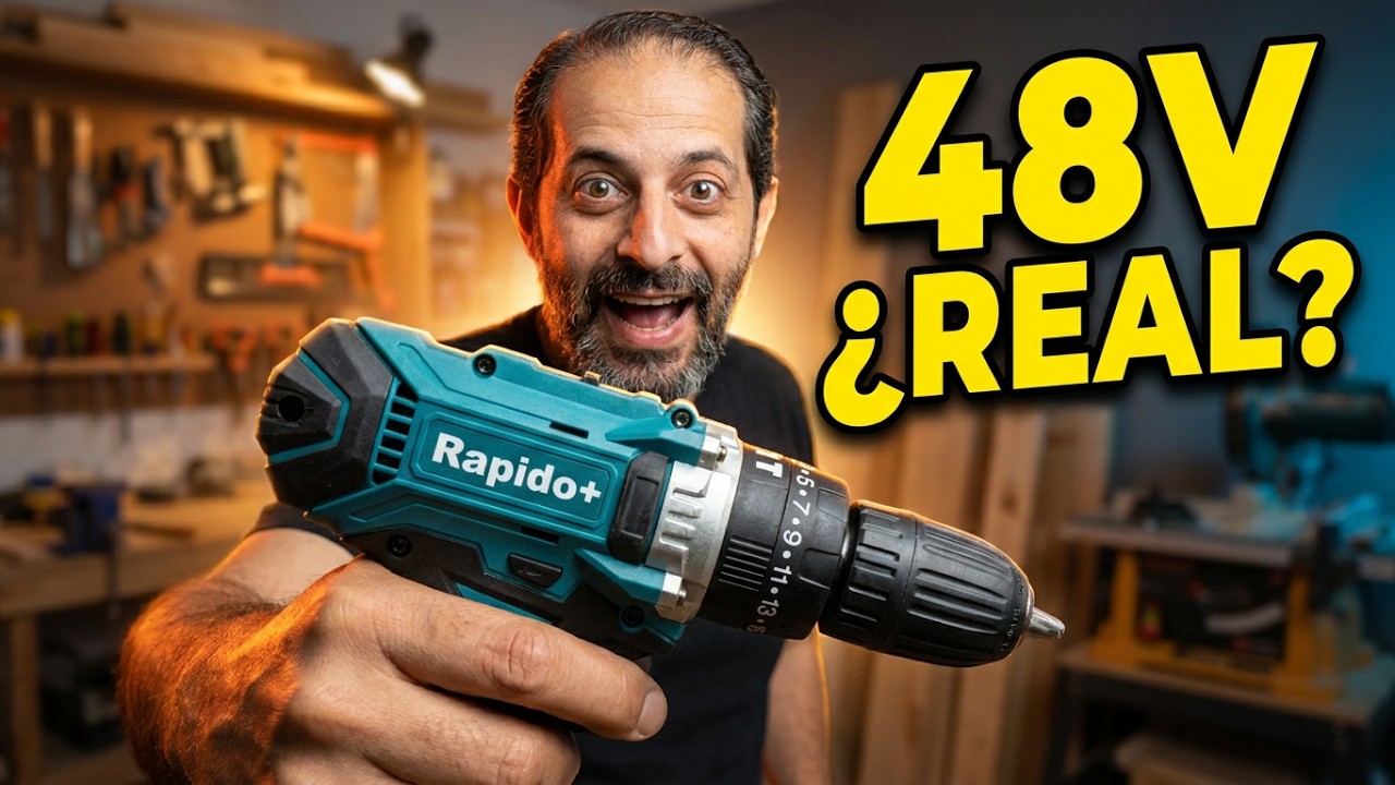 Unboxing y Review Taladro 48Vf