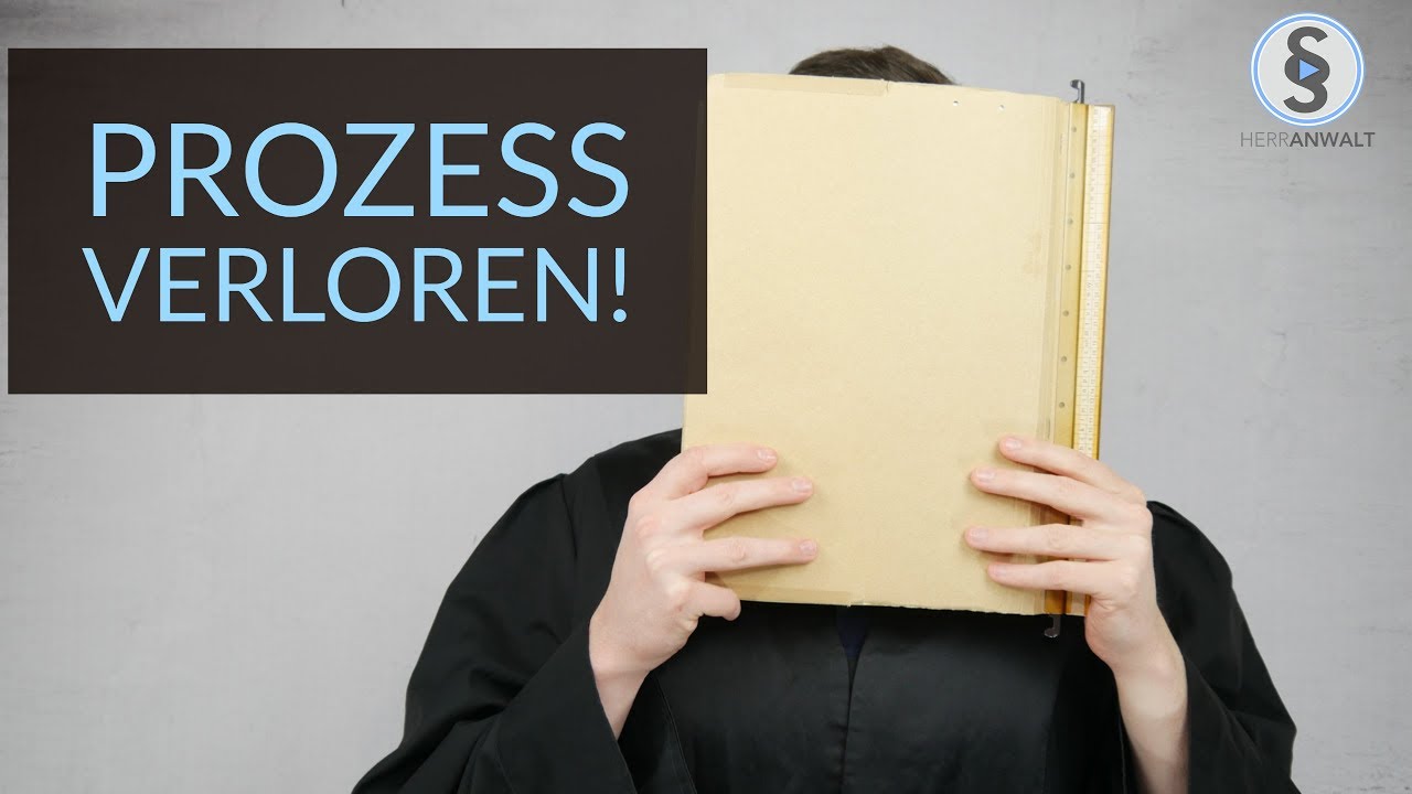 Prozess Verloren - Gewinnt ein guter Anwalt immer? Umgang mit Niederlagen |Rechtsanwalt| Herr Anwalt