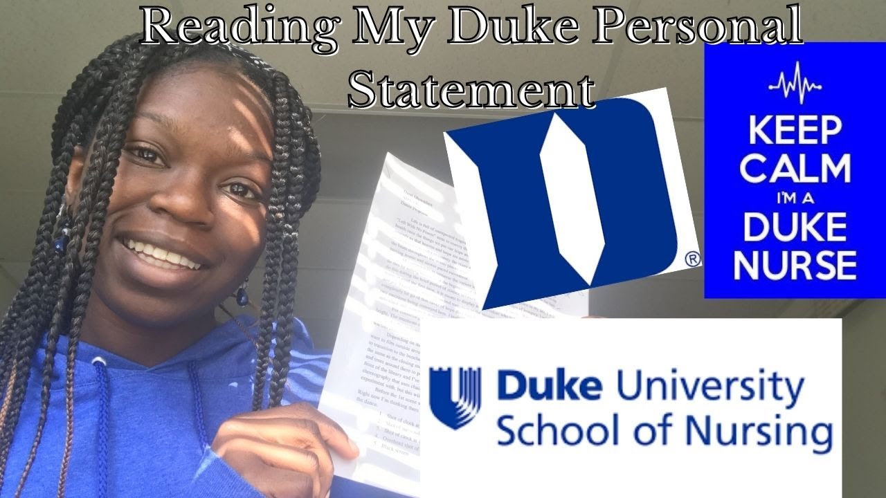 This Essay Got Me Into DUKE NURSING SCHOOL