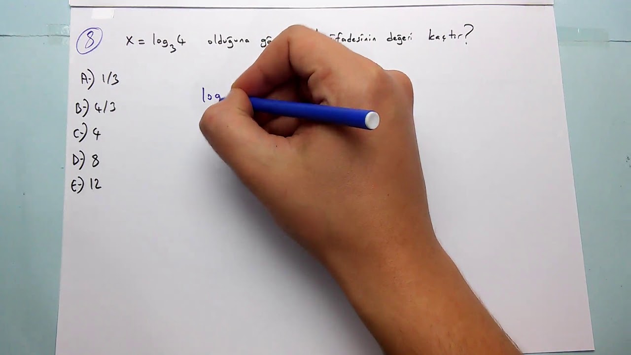 AÖF GENEL MATEMATİK 2018 ÜÇ DERS SINAVI 1. KISIM