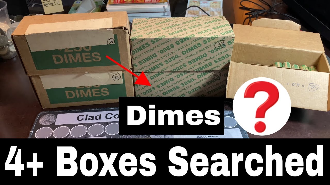 Silver Found Searching Dimes - Dime Time Coin Roll Hunting