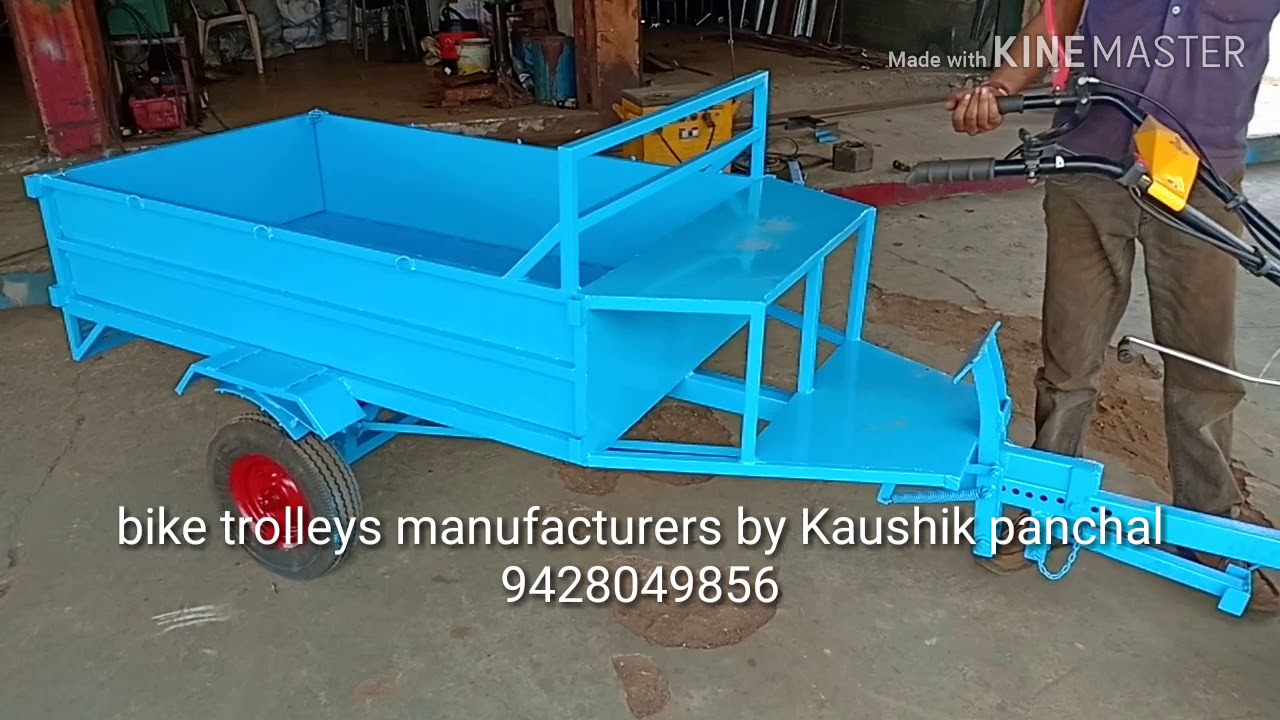 Powertiller trolley manufacturers by Kaushik panchal in Gujarat vijapur WhatsApp number 9428049856