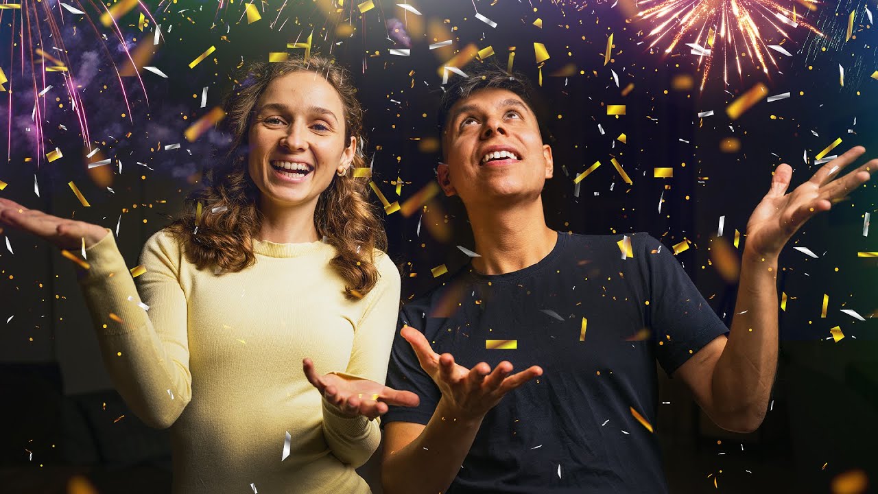ASÍ CELEBRABA DANA EL AÑO NUEVO DE PEQUEÑA