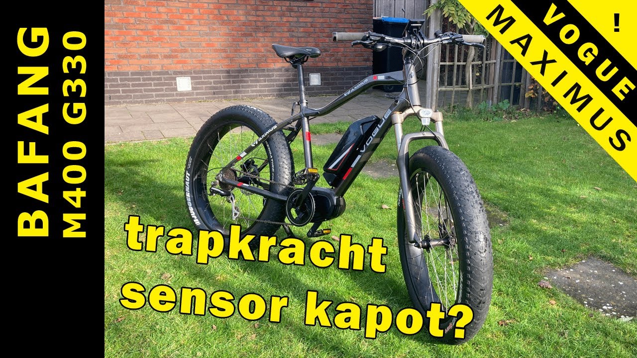 Reparatie M400 G330 trapondersteuning Vogue Maximus elektrische fatbike MTB