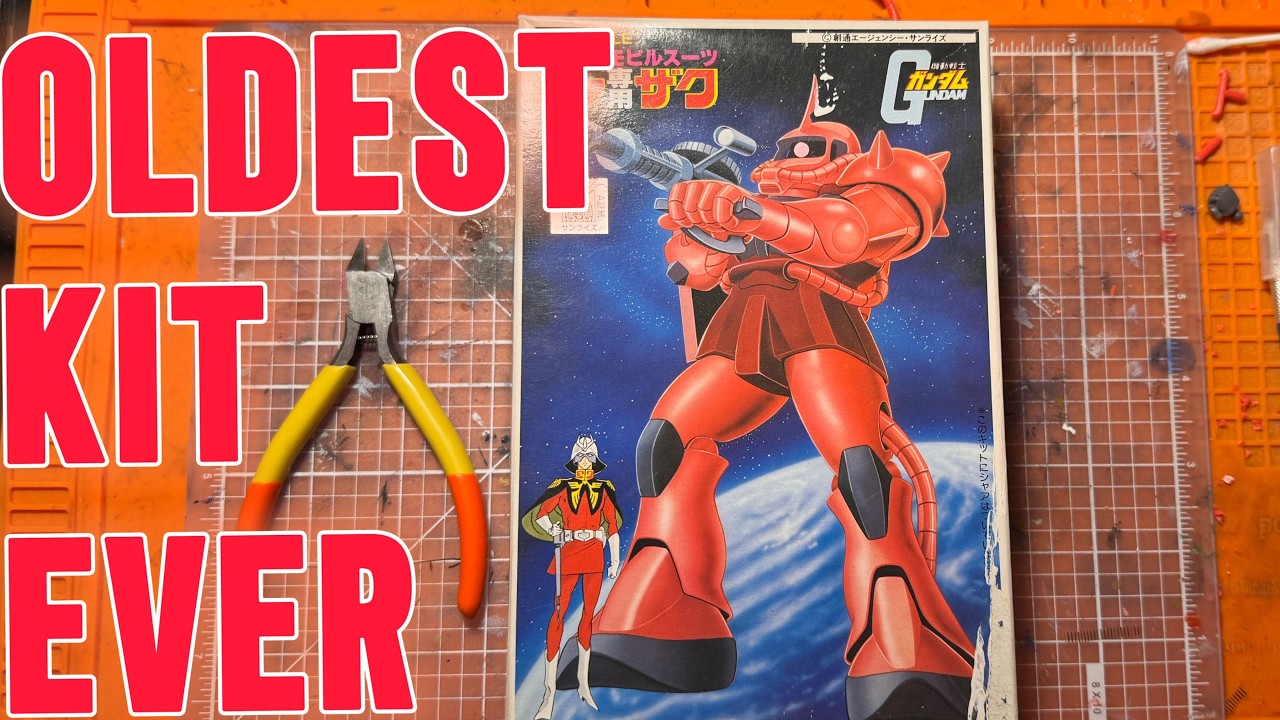 BUILDING ONE OF THE FIRST GUNPLA EVER MADE |1980 VINTAGE ZAKU