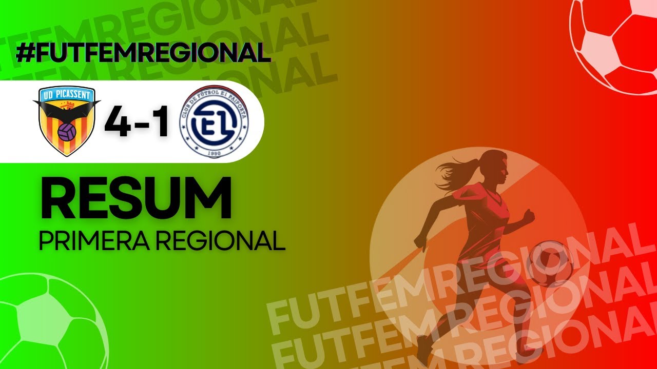 Resumen CF UD Picassent - CF E1 Paiporta | 1ª Regional Valenta | 25/26 | FutFemRegional