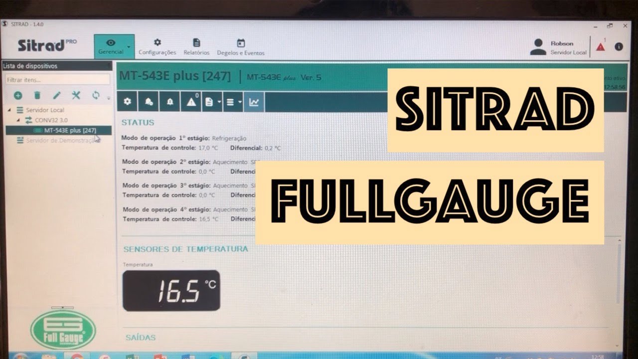 Sitrad Pro - controle de fermentação de cerveja a distância.