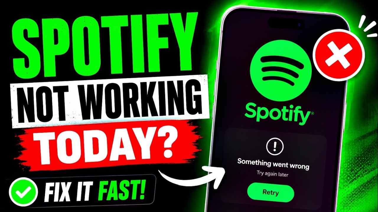 Сервер Spotify сегодня не работает | Ошибка подключения к источнику Spotify | Spotify не работает...