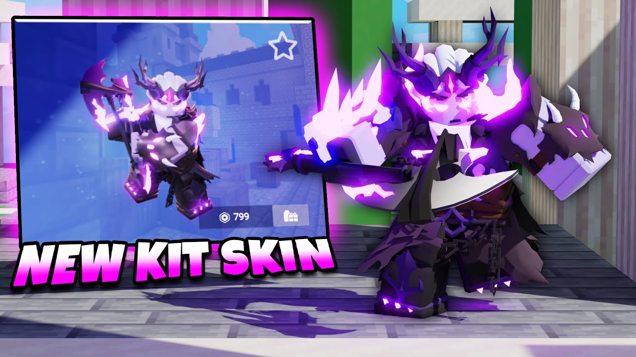 NEW Void Adetunde Is The Best Kit Skin Ever Added! (Roblox Bedwars)