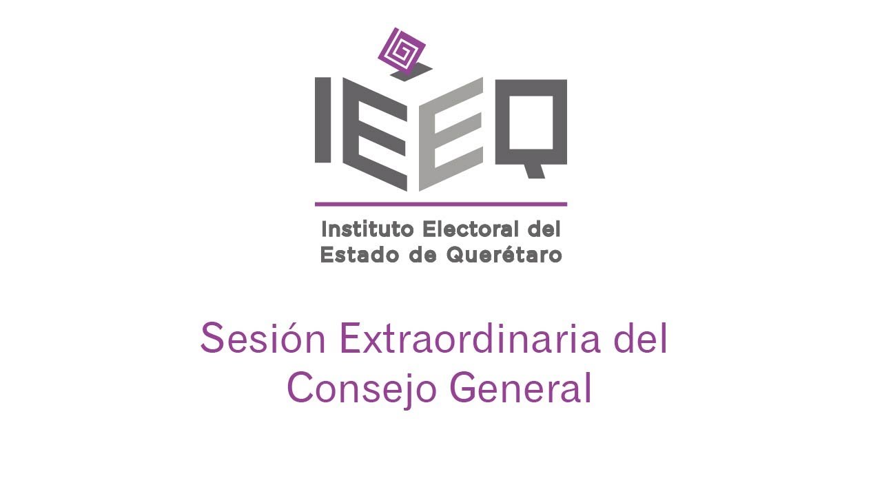 Sesión Extraordinaria del Consejo General, jueves 22 de enero de 2026 a las 10:00 hrs.