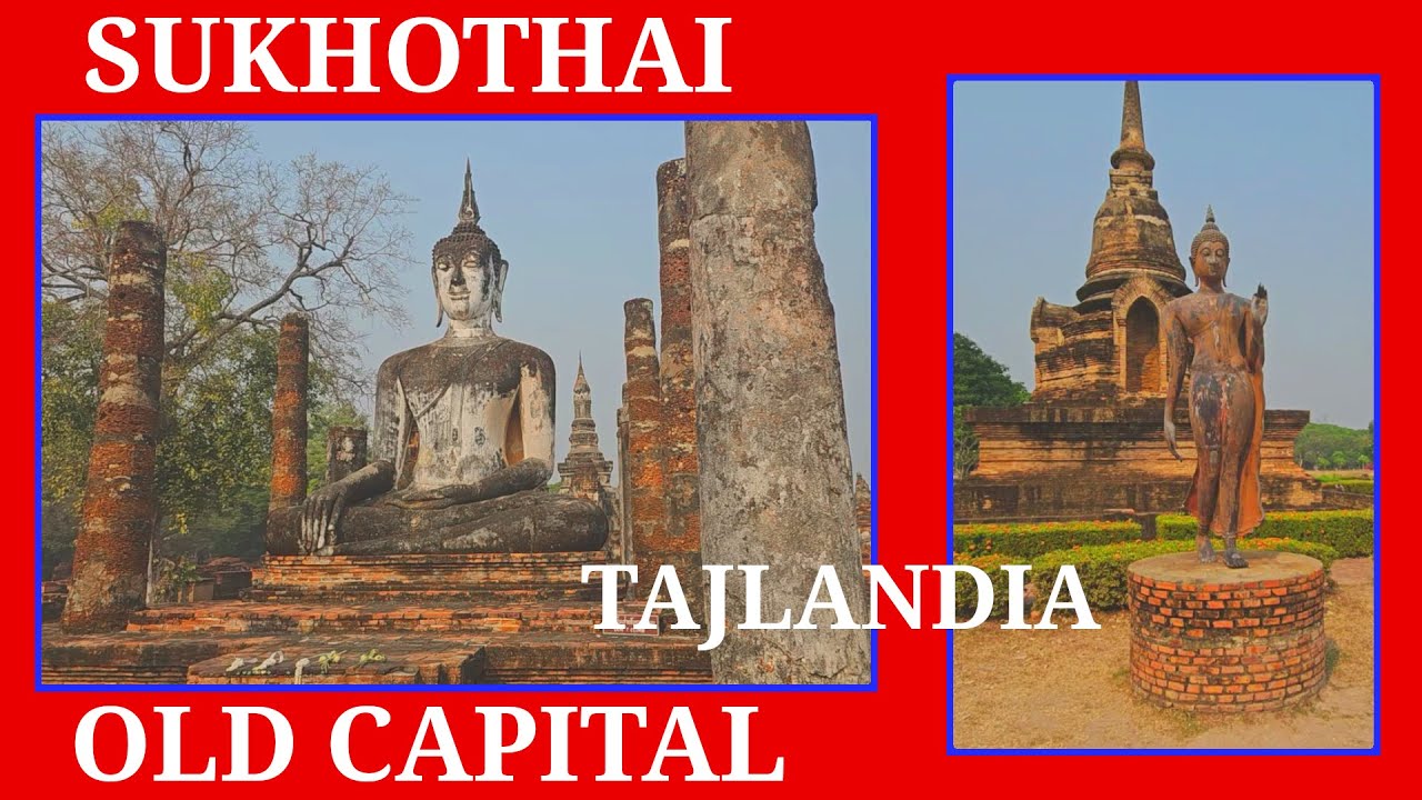 TAJLANDIA - UNESCO  - SUKHOTHAI -  HISTORYCZNA STOLICA TAJ&Oacute;W 4K🌳🛕🌴🐘❤️#mikronek #unesco #thailand