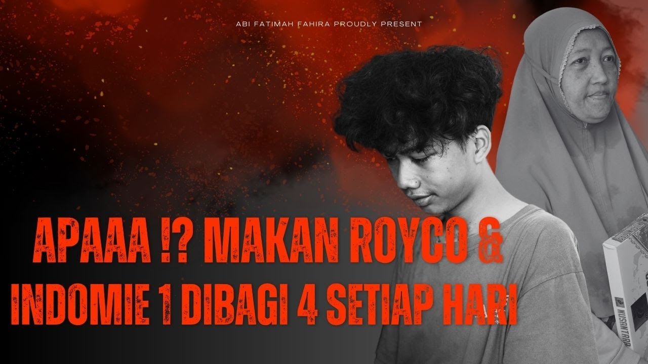 APAAA!? MAKAN NASI PAKE ROYCO & INDOMIE 1 DIBAGI 4 SETIAP HARI . KELUARGA INI TETAP BERSYUKUR NIKMAT