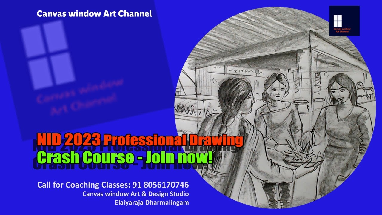 NID 2023 | Advanced Professional Drawing Crash Course | Join now!