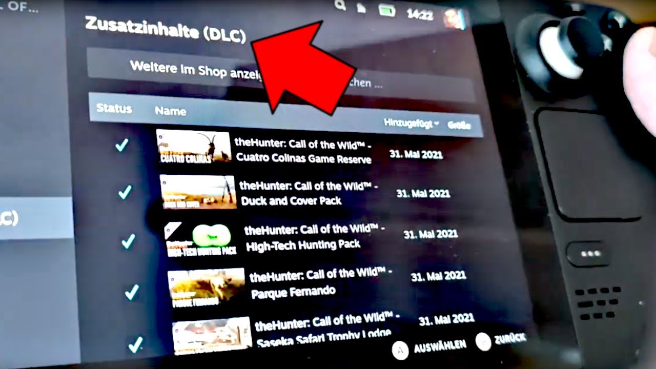 Steam Deck - Tutorial Steam Dlc&acute;s aktivieren/deaktivieren [Deutsch/German/HD] Steam Zusatzinhalte!