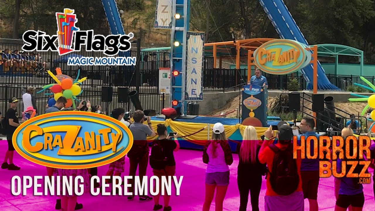 Crazanity Opening Ceremonies at Six Flags Magic Mountain