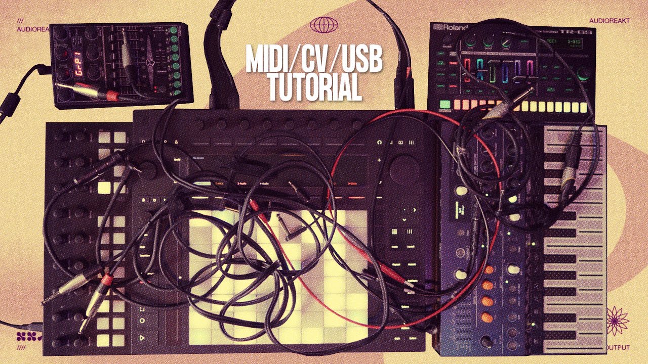 Учебное пособие по Ableton Push 3: ввод и вывод (CV, MIDI, Usb)