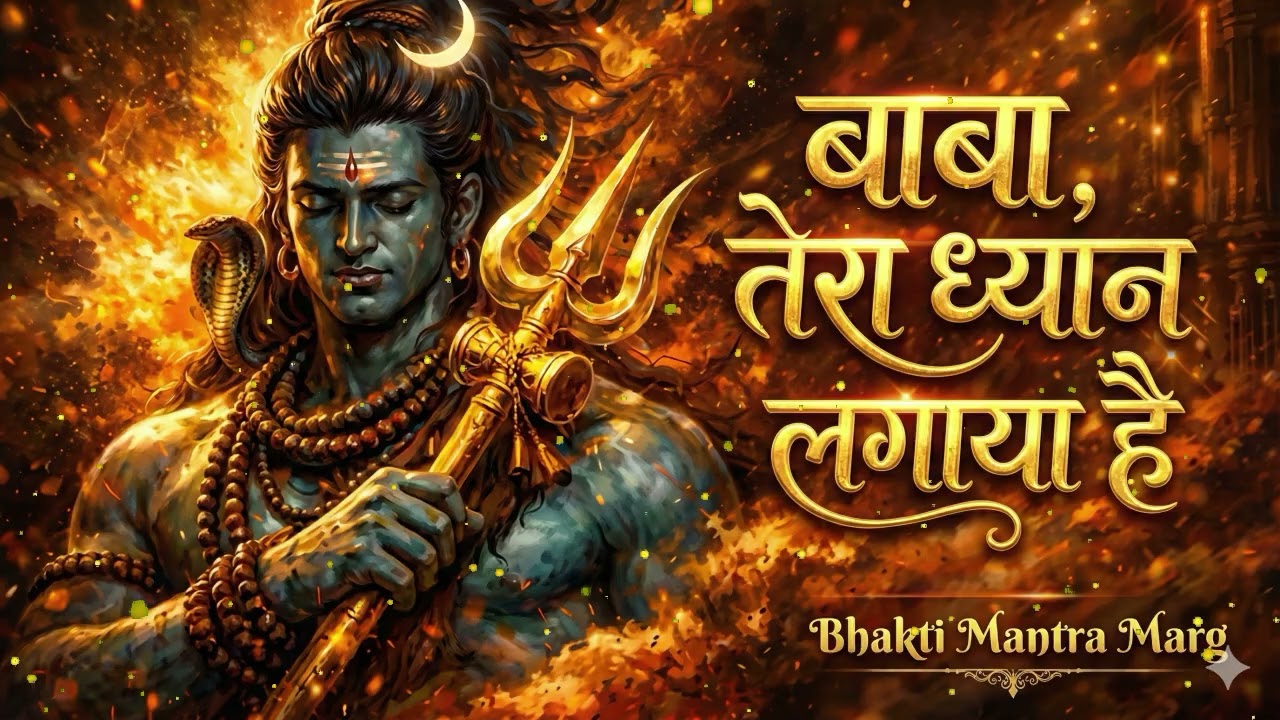 🔱 Baba, Tera Dhyan Lagaya Hai 🕉️ | Peaceful Shiv Bhajan | Spiritual Song ✨