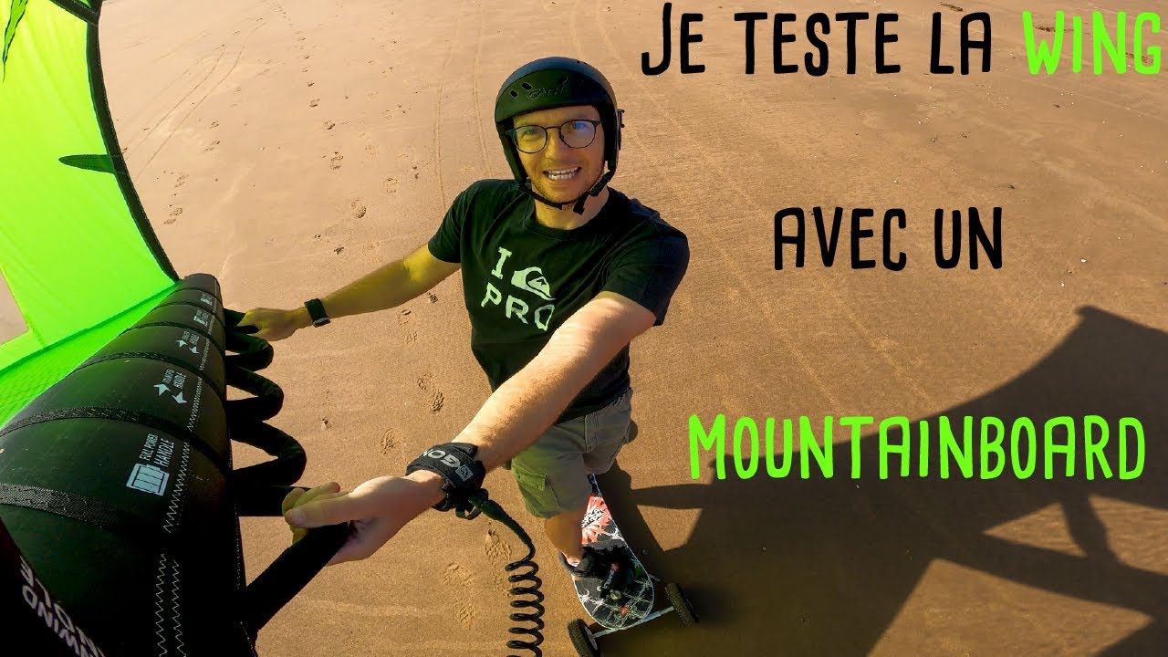 I try a Wing with a mountainboard (FR/English Subtitles)