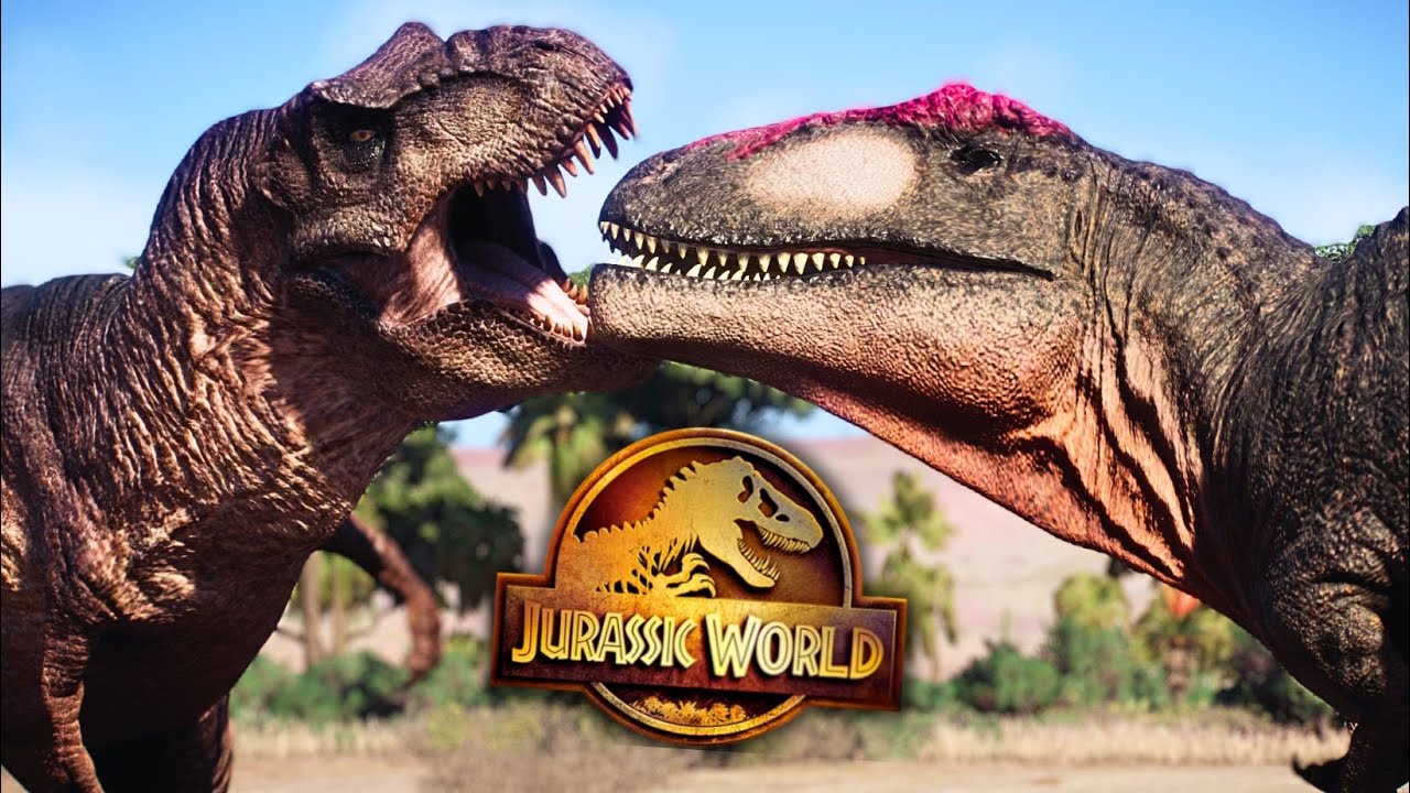 Dinosaur Battle: TYRANNOSAURUS vs TYRANNOTITAN in JWE2