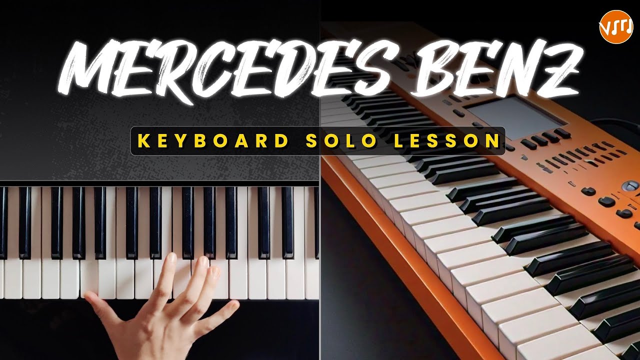 How to play Mercedes Benz Solo 🎹 | Cobweb | Keyboard Riff & Solo Lesson