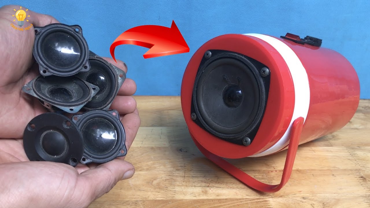 Build a Bluetooth Speaker with Powerful Bass from an Ice Bucket