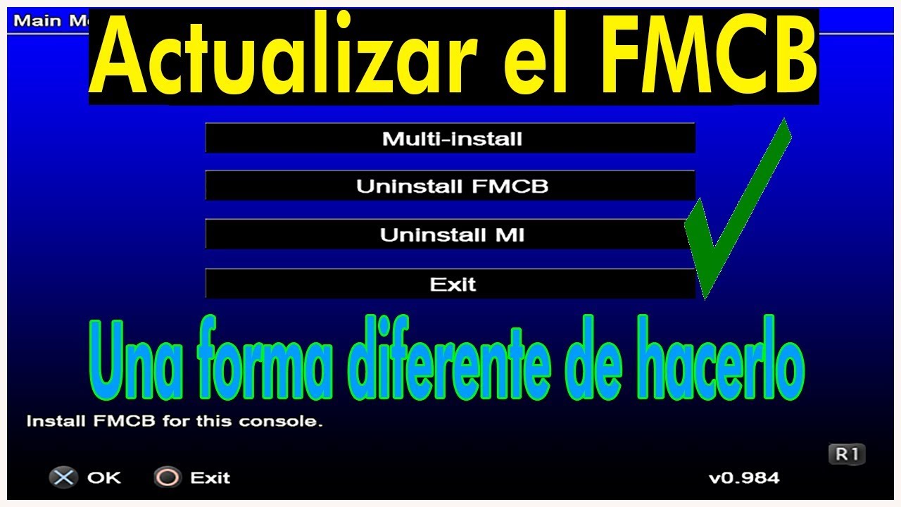 🎮 ACTUALIZAR FMCB ULTIMA VERSIÓN | una forma DIFERENTE DE HACERLO | 2019