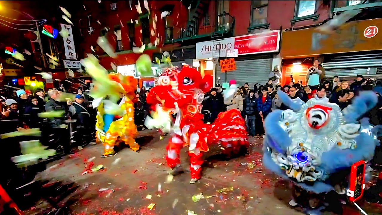 🎉 Best of Chinese New Year 🧨 Lunar New Year Celebration in Chinatown Manhattan NYC 🧧 