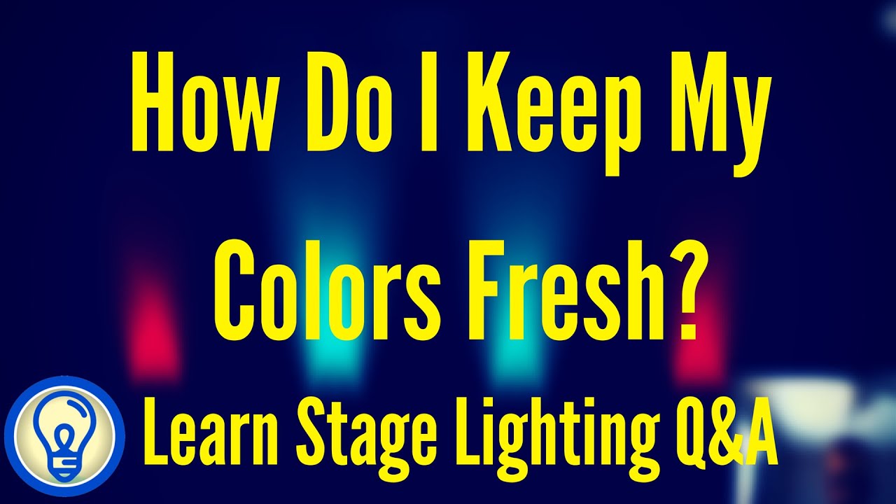How Do I Keep My Colors Fresh?