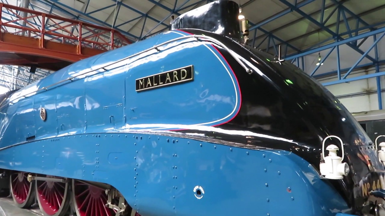 Mallard Steam Train at National Railway Museum York England - 2018