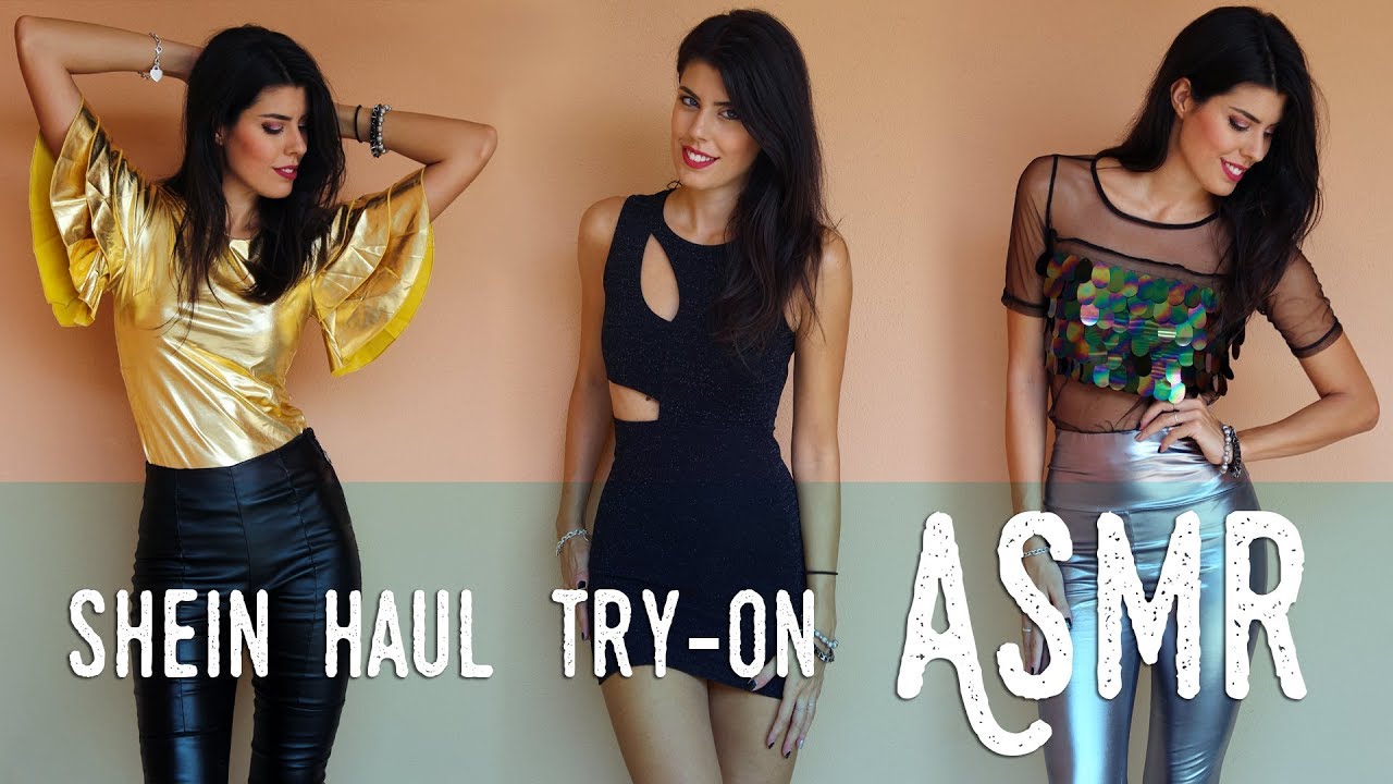 ASMR ita - 👩&zwj;🎤 5 LOOK da PALCO &middot; SHEIN Try-On Haul (Whispering)