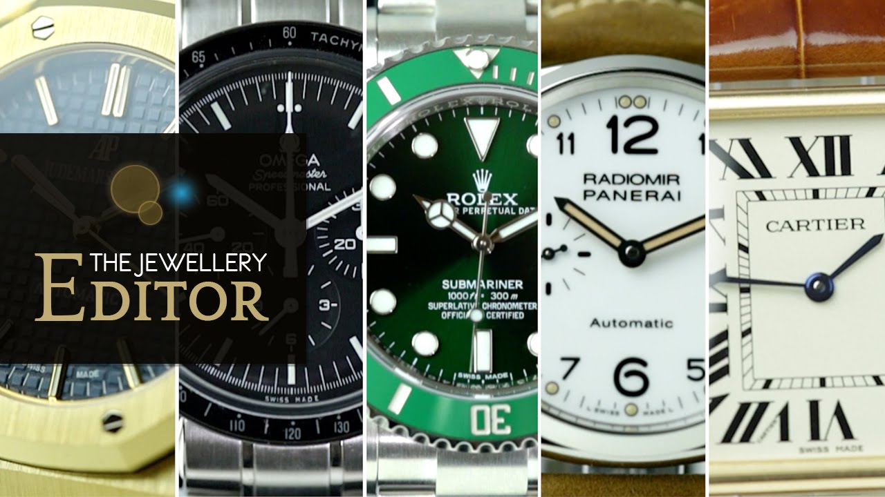 Top 5 iconic watches for men: Rolex, Cartier, Omega, Audemars Piguet, Panerai