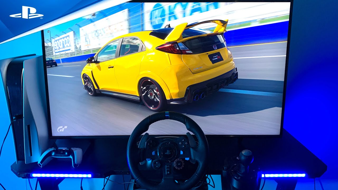 Gran turismo 7 on ps5 with Logitech g29 it&rsquo;s just amazing