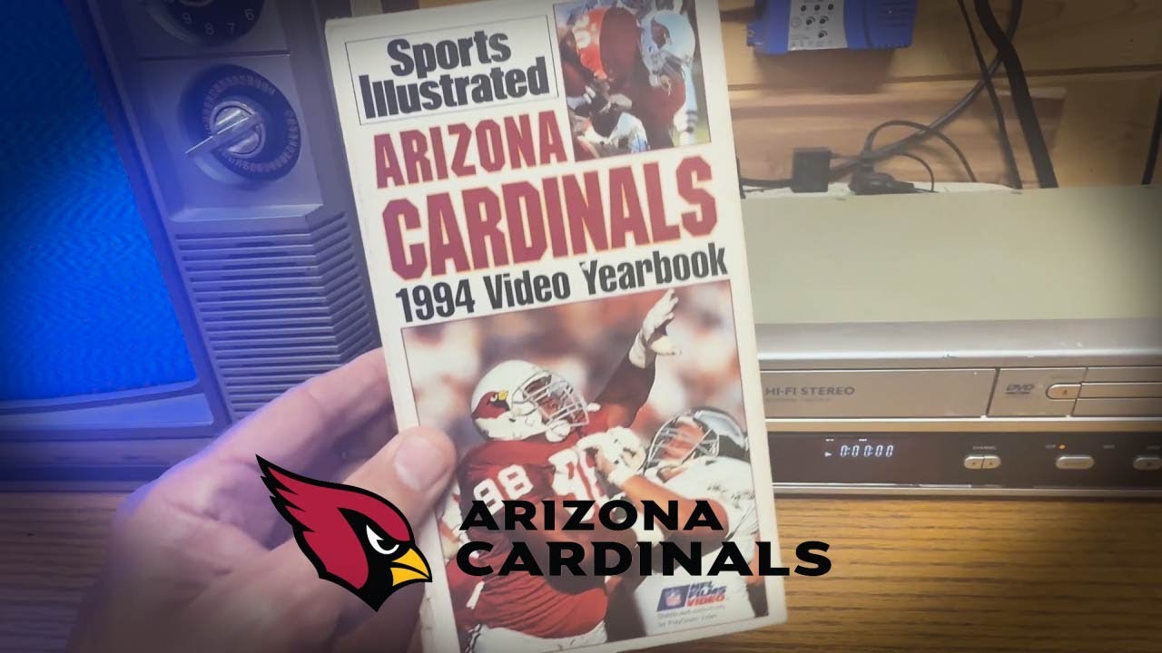 VHS Football Sports Illustrated Arizona Cardinals 1994 Yearbook.