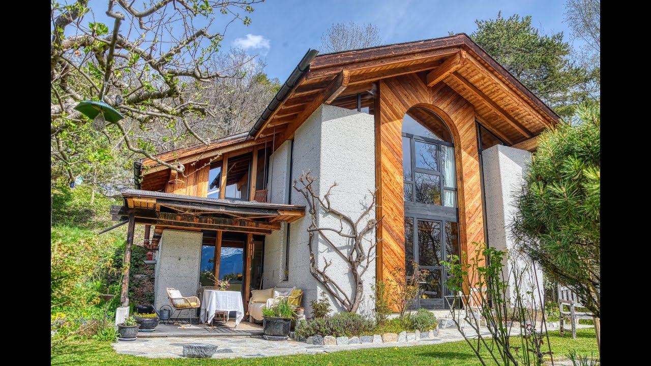 Villa d'architecte de 4 ½ pièces à Mollens - Crans-Montana - Valais - Suisse - Présentation