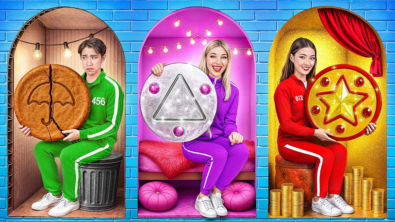 Богатая vs Бедная в Игре в Кальмара от Multi DO Smile