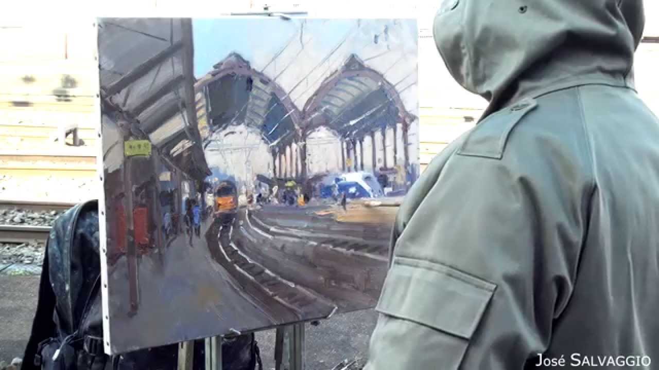 José SALVAGGIO plein air painting 09 Strasbourg