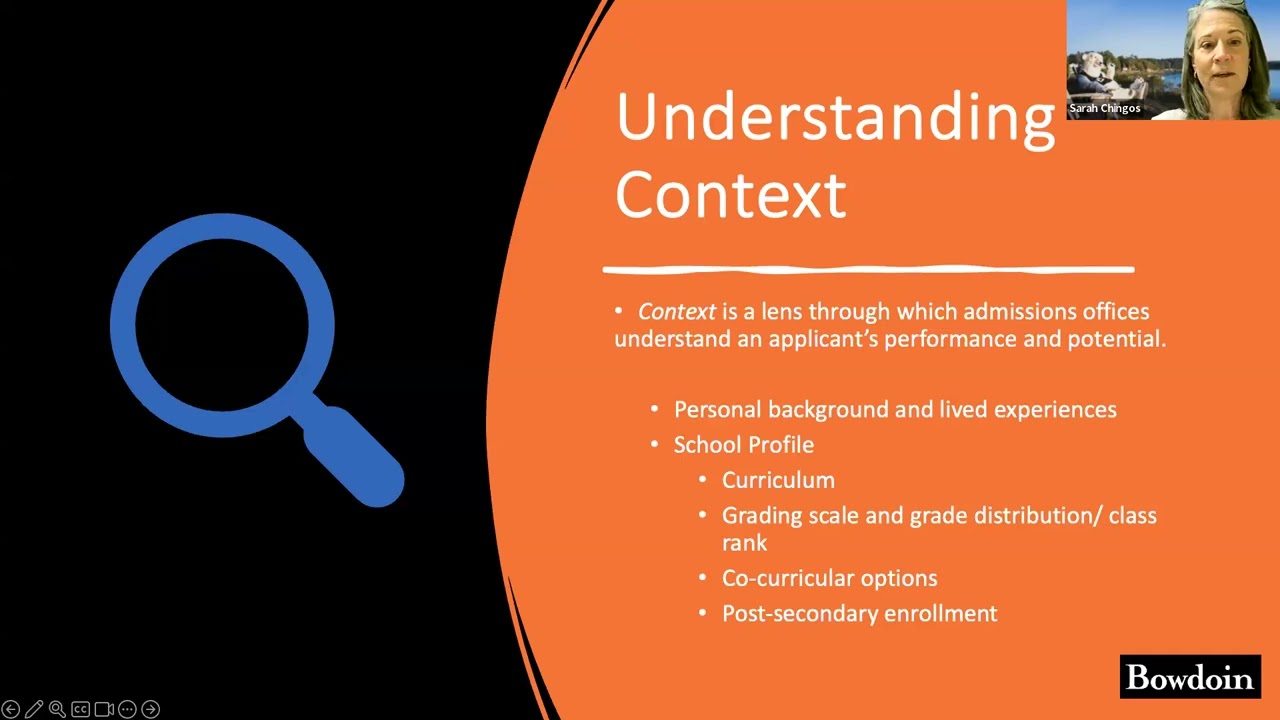 The College Admissions Process: What are we looking for?