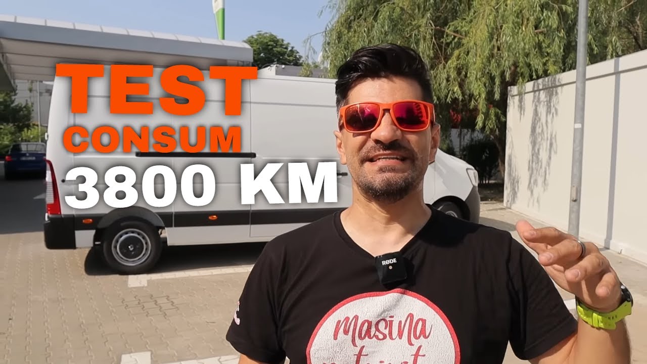 Test consum Renault Master 2.3 136 cp la drum lung. Test pe 3800 km.
