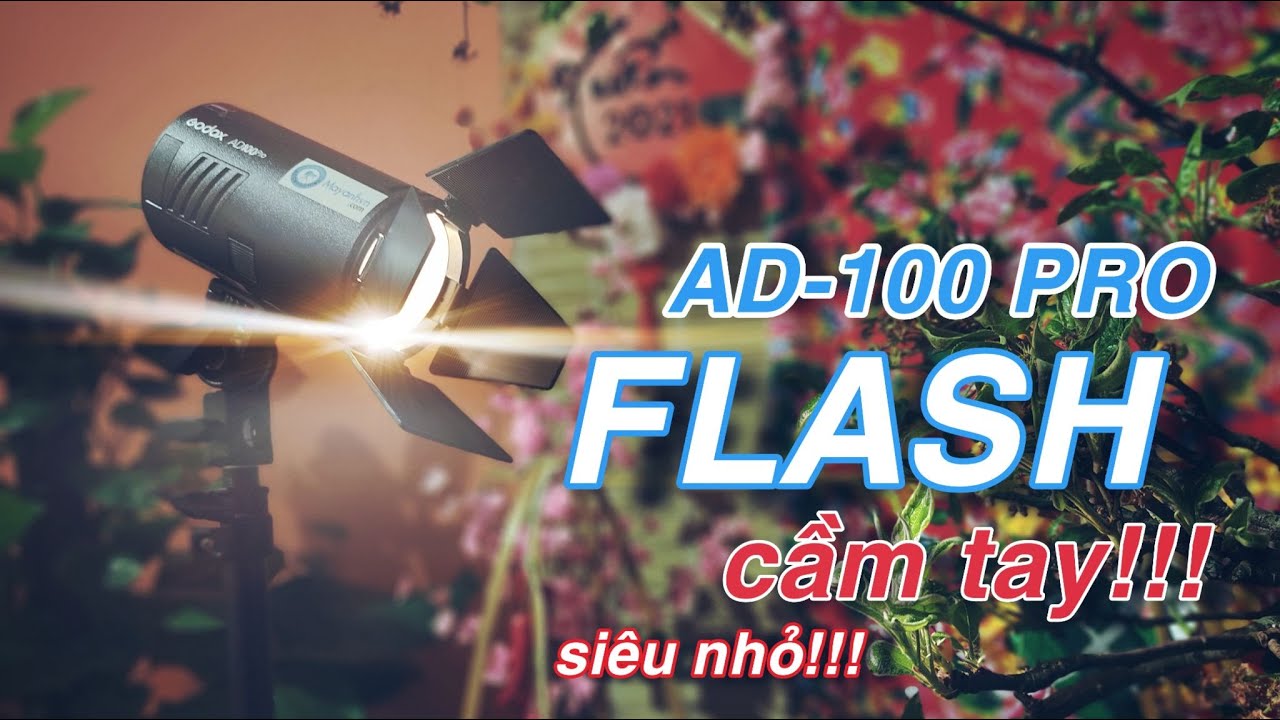 Flash Godox AD100Pro Godox AD100 Pro - Đèn Flash siêu nhỏ? Siêu tiện? / Đánh giá chi tiết/ UNBOXING