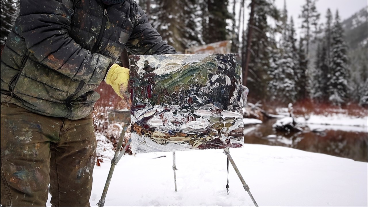 Winter Plein Air Painting in Montana with Turner Vinson