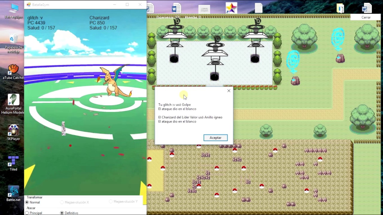 Demo. Intento de Pok&eacute;mon GO en PC :V