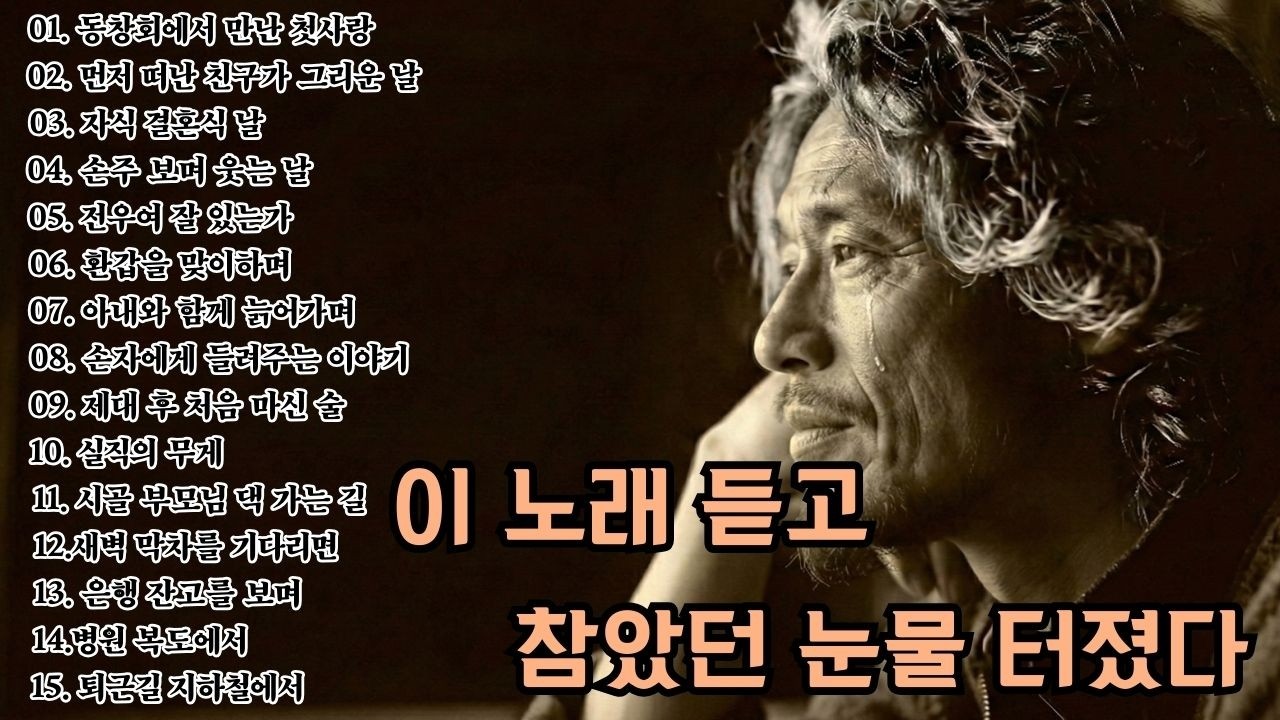 5060 중년의 인생을 무너뜨린 노래｜듣다 보면 눈물 납니다