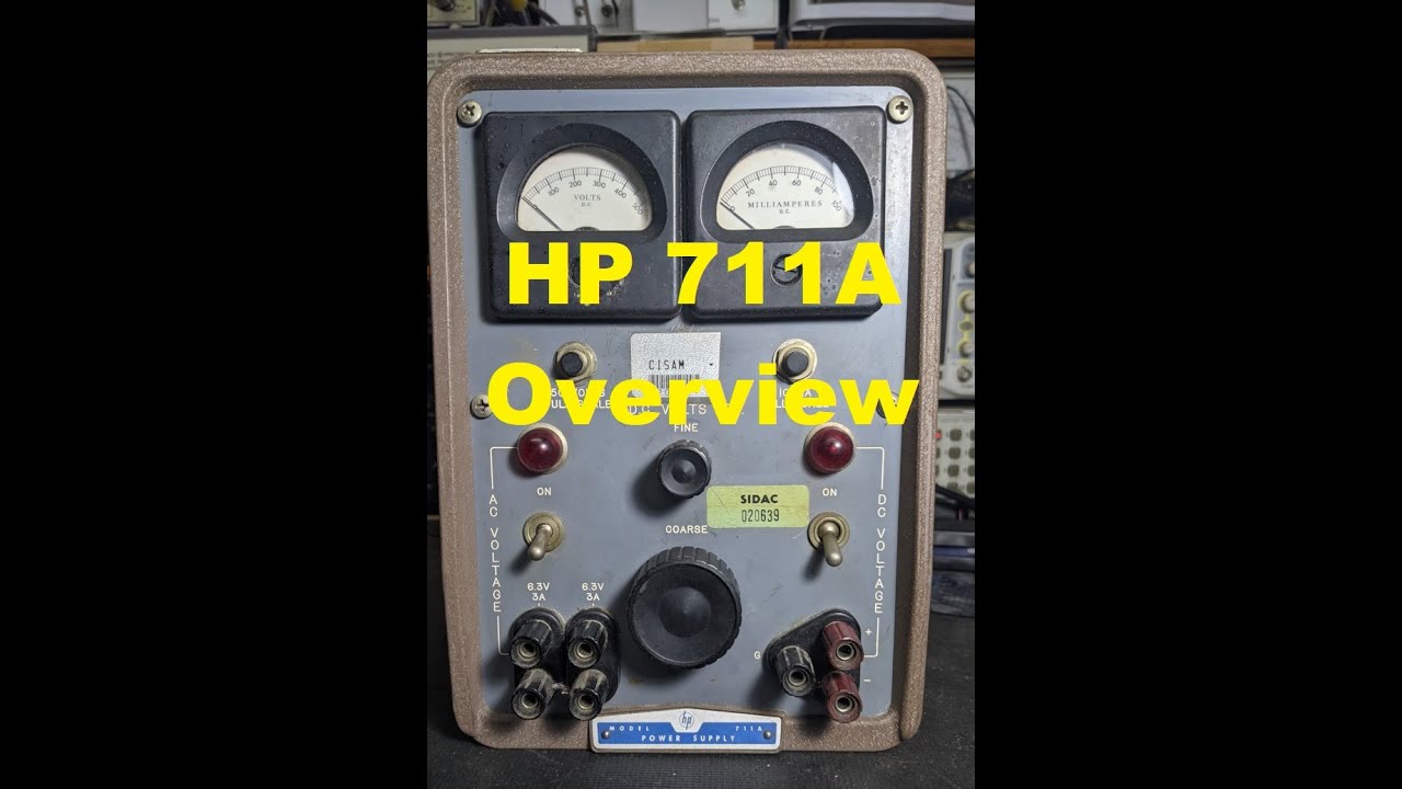 HP 711A HV Power Supply Overview