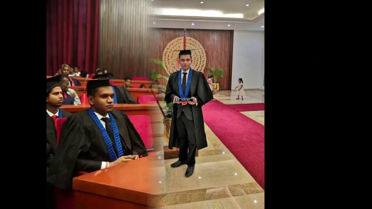 Isuru Bandara Graduates with a BA degree