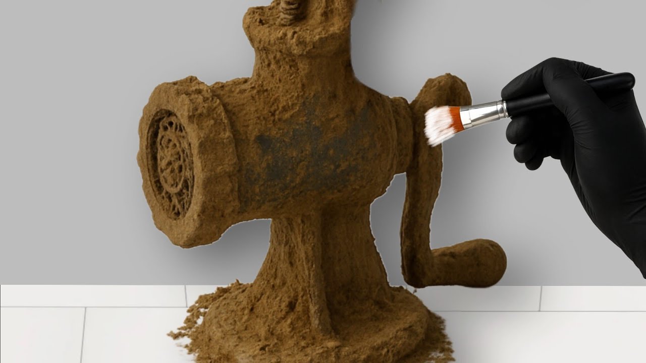 Restoring an Old Meat Grinder | Deep Cleaning & Satisfying Transformation