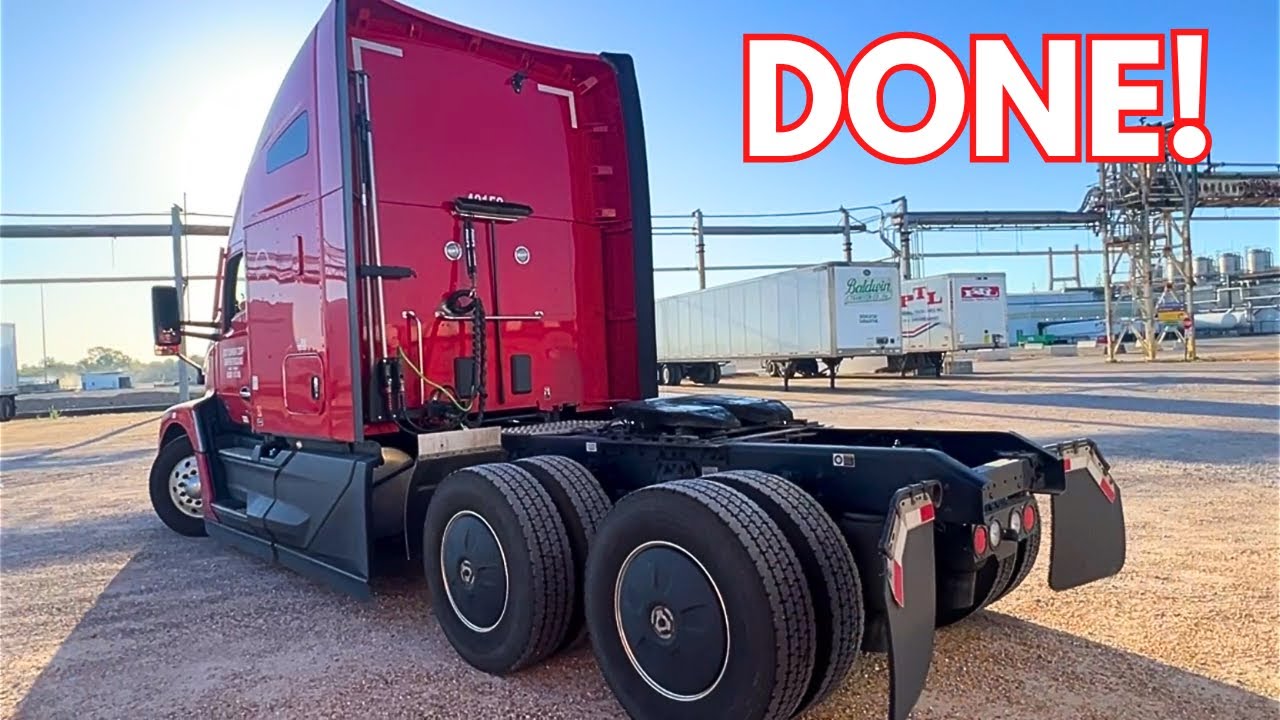 Time to Deliver the Load at the Paper Mill - Life of a Dry Van Truck Driver and his Wife