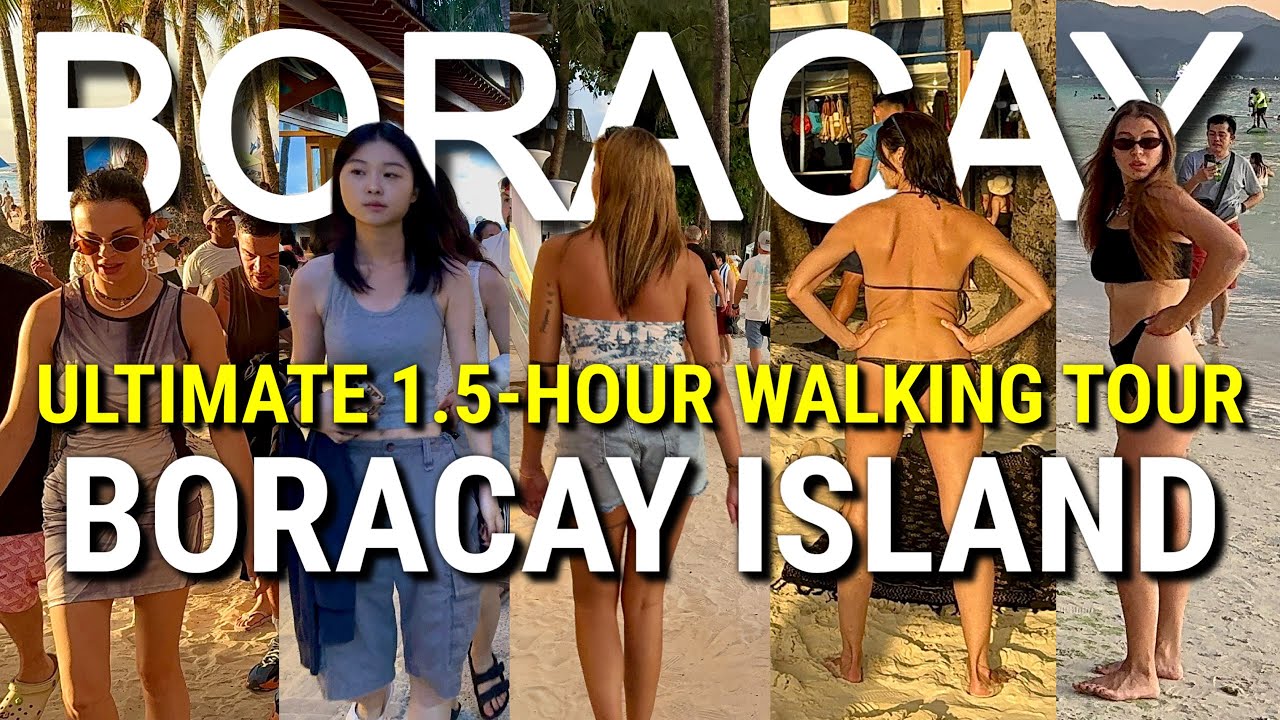 ULTIMATE BORACAY PHILIPPINES WALK 2026 🇵🇭 1.5 Hours of REAL Boracay - White Beach to Quiet Spots!