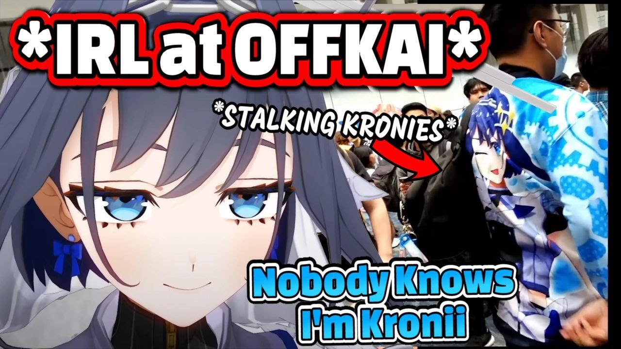 Kronii Stalked her Kronies IRL at OFFKAI when she went Undercover... 【Kronii / Hololive EN】
