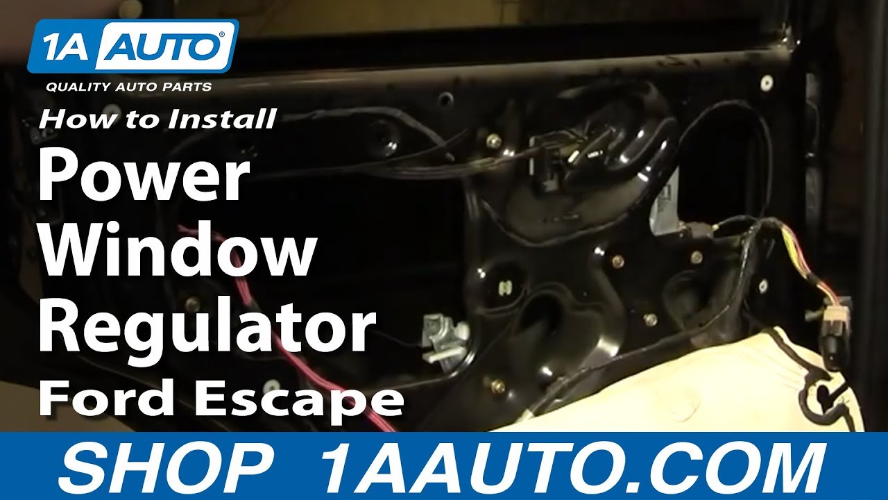 How to Replace Window Regulator 01-07 Ford Escape