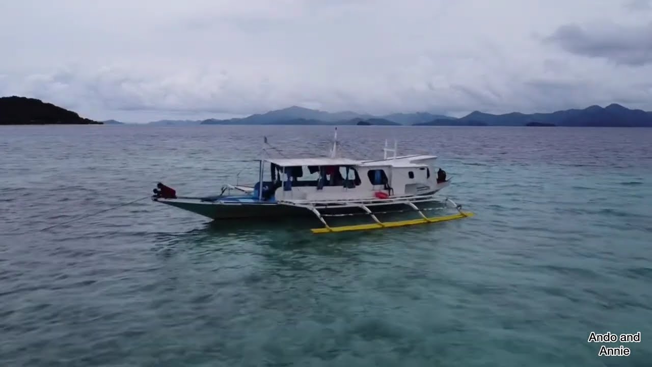 Coron Philippines. Island Hopping Tour . Malcapuya Island , Ditaytayan Sandbar and Bulog Dos Island